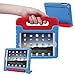 HDE Kids Case for iPad Mini 2 3 -Shock Proof Rugged Heavy Duty Impact Resistant Protective Cover Handle Stand for Apple iPad Mini 1 2 3 Retina (Blue & Red)