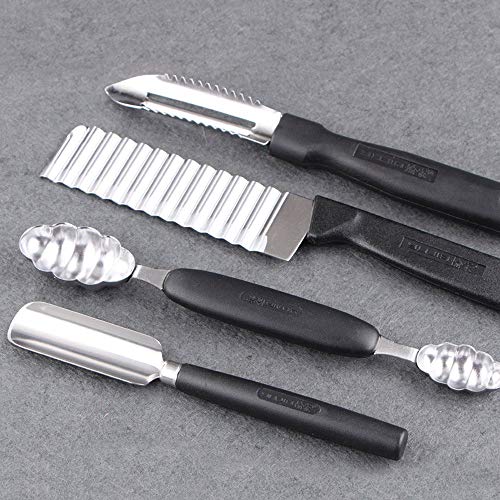 COVVY 18PCS Kitchen Vegetable Food Fruit Cake Carving Knife Set Culinary Carving Peeling Tool Kit/w Portable Carrying Case