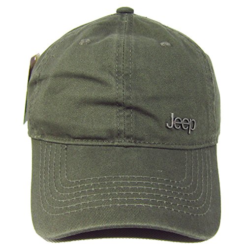 Jeep Unisex Solid Color Adjustable Cutton Baseball Cap Outdoor Sunhat,Green