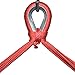 Large Caribbean Hammock Chair - 48 Inch - Polyester - Hanging Chair - red
