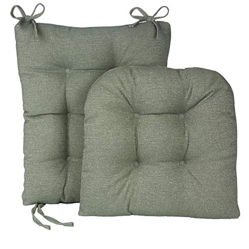 Klear Vu Omega NonSlip Rocking Chair Cushion Set with Thick Padding and Tufted Design, Includes