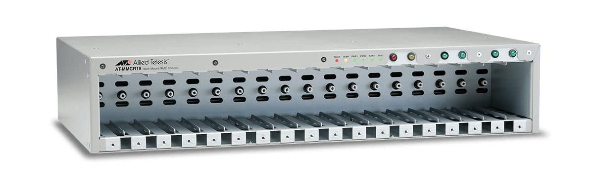 Allied Telesis AT-MMCR18-60 18-Slot Chassis for MMC2 Media Converters - Metallic