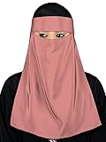 MyBatua Single Layer Niqab, Saudi Style, Muslim