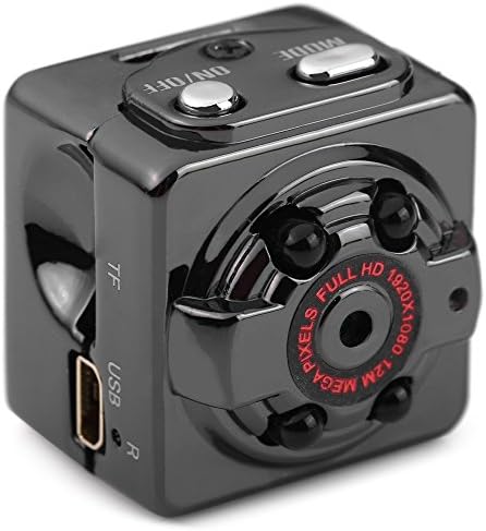 Spy Hidden Camera, Dagehao Mini Portable SQ8 1080P Full HD Car DVR Camera Recorder Voice Video Recorder Motion Detection for Indoor/Outdoor Using
