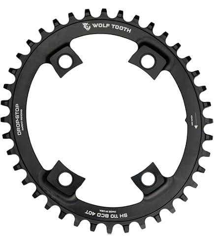 ウルフトゥース Elliptical 110 BCD チェーンリング40T Amazon.com : Wolf Tooth Elliptical Gravel Road Bike 110 BCD Spider