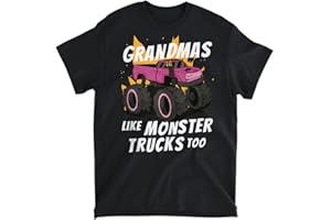 Cool Grandma Monster Truck Grandmas Like Monster Trucks Too Tank Top T-Shirt, Long Sleeve Shirt, Sweatshirt, Hoodie Unisex Ad