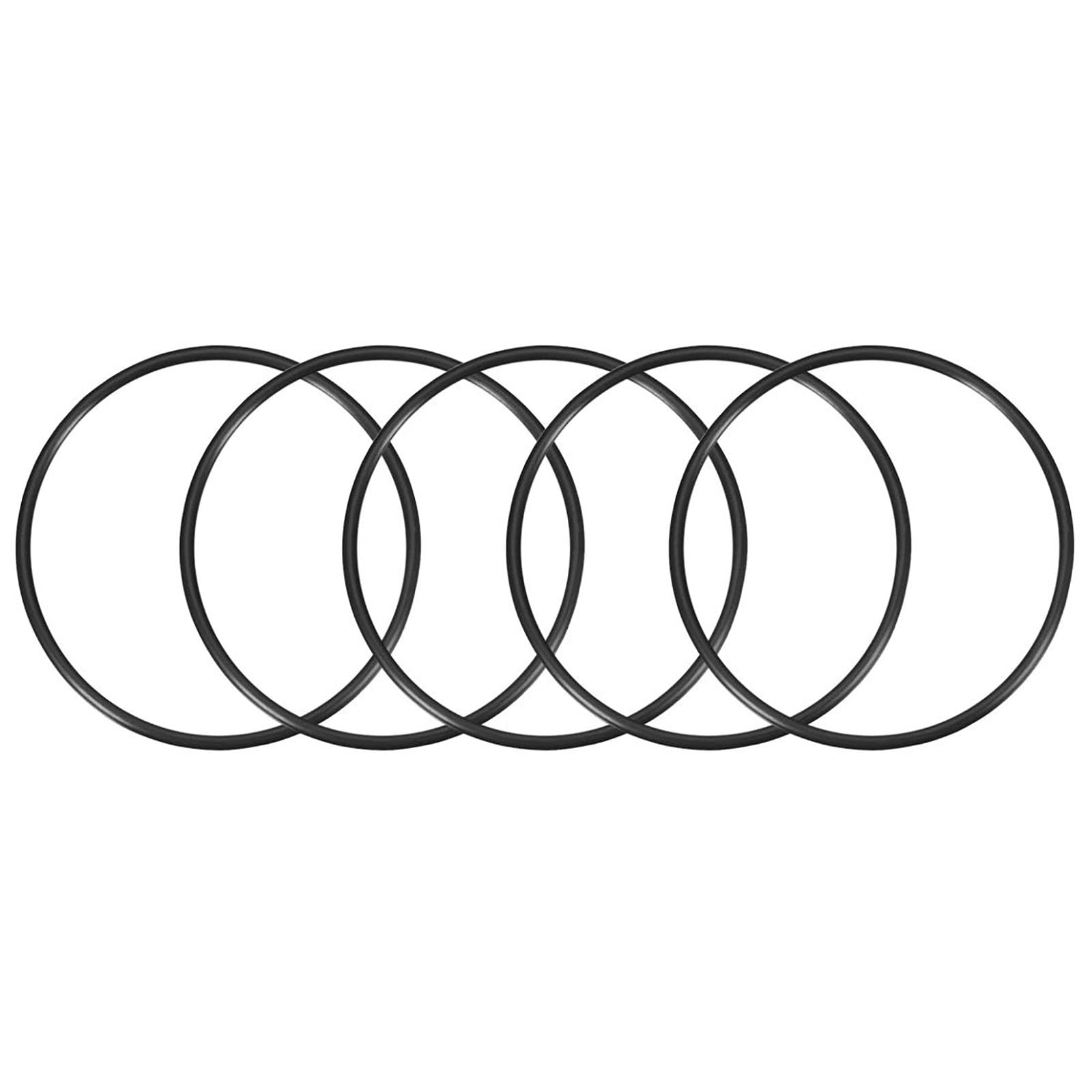 TA-VIGOR 5Pcs Nitrile Rubber O-Rings, 110mm OD 102mm ID 4mm Width Rubber Washers Spacer O-Rings Gasket kit, Metric Sealing Gasket for Hose, Faucet, Automotive, Plumbing