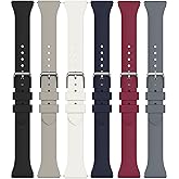 E ECSEM Bands Compatible for Cubitt CT4 & Cubitt CT2 Pro Replacement Wristbands Accessory Colourful Silicone Bracelet 6Pack Quick Release Strap Arm Bands for Cubitt CT4 Smart Watch, Soft and Durable