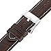 Fossil S221256 22mm Leather Calfskin Brown Watch Strap