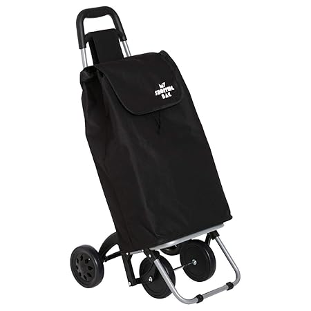 Einkaufstrolley mit 4 Rädern - sehr stabil - platzeinsparend - Kapazität 30L