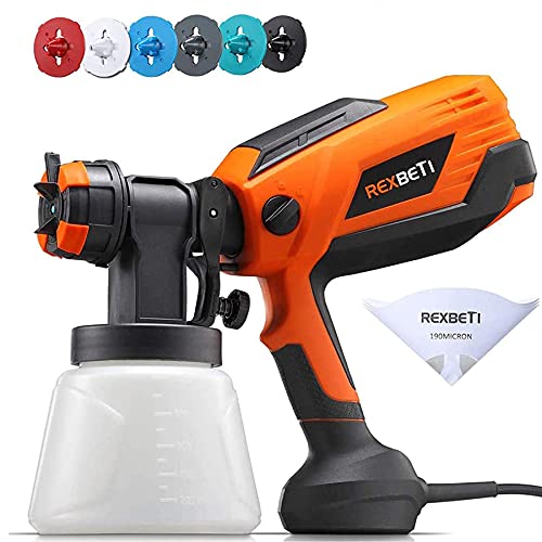 REXBETI 700 Watt High Power Paint Sprayer, 1000ml/min HVLP Spray Gun