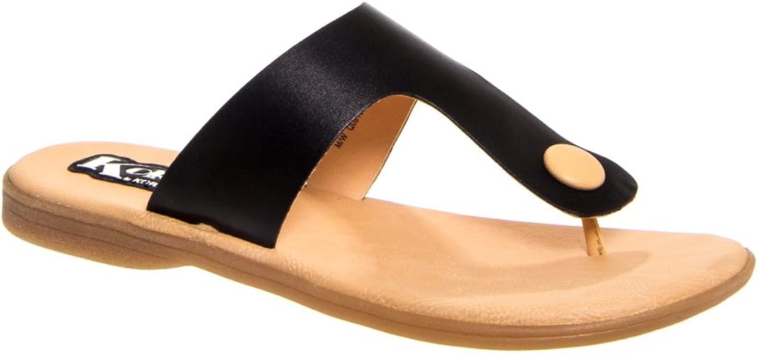 black kork ease sandals