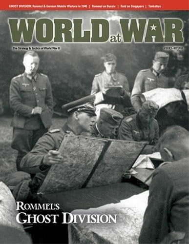 DG: World at War Magazine #38, with Ghost Division, Rommel's 7th Panzer Divison's Drive to The Sea, Solitaire Board Game