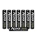 8 Acuvar High Capacity AAA Rechargeable Batteries 1100mAh NiMH