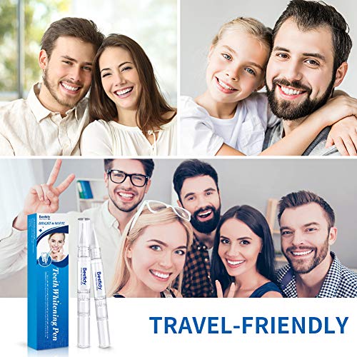 Bestidy Teeth Whitening Pen (2 Pack), Natural Carbamide Peroxide Gel,20+ Uses, Effective, Painless, No Sensitivity, Travel-Friendly, Easy to Use, Beautiful White Smile, Natural Mint Flavor - Thumbnail 6