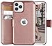 LUPA Legacy Compatible for iPhone 11 Pro Max Wallet Case -Slim iPhone 11 Pro Max Flip Case with Credit Card Holder - for Women & Men - Faux Leather, Purse Cases – Rose Gold