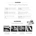 Harrms Best Luxury touchscreen Italian Nappa Genuine Leather Gloves for women's Texting Driving Cashmere Lining