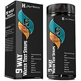 Stript Health Water Test Kit - 9-Way Water Test Strips 100ct - Determine Best Drinking Water, Maintain Pool And Spa - Instant Results -PH - Free Chlorine - Total Hardness - Alkalinity - Nitrate + More