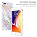 ESR iPhone 8 Plus Case, iPhone 8 Plus Marble Case, Slim Fit Soft TPU Rubber Silicone Cover [Support Wireless Charging] for 5.5