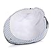 Cute Kids Baby Infant Boy Girl Beret Stripe Cap Baseball Peaked Hat Casquette (light blue)