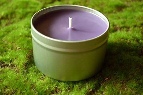 Lilac Garden Mint Soy Candle Tin with Lid