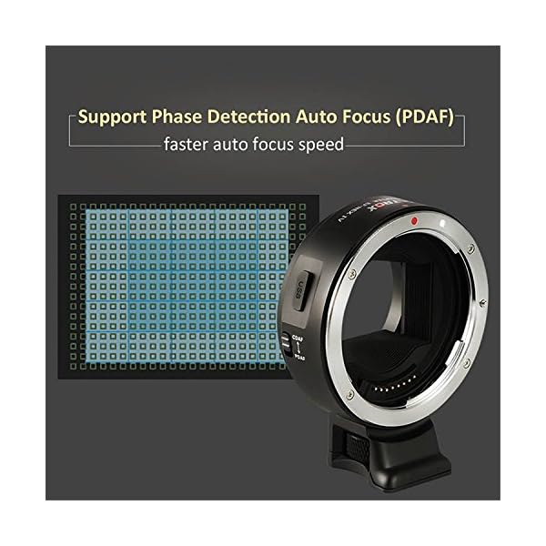 VILTROX EF-NEX IV Objektivadapter Autofokus Adapter für Canon EF EF-S Objektiv auf Sony E Mount – Bild 4