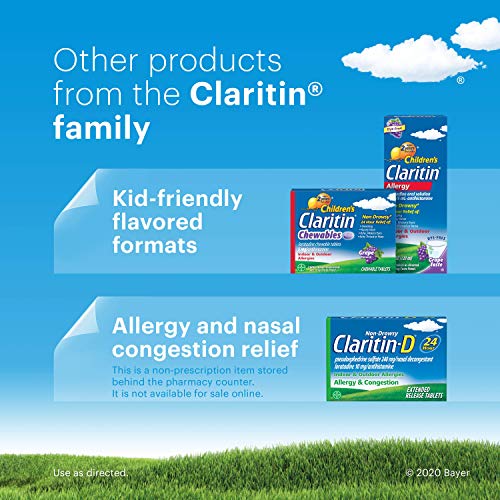 Claritin 24 Hour Allergy Medicine, NonDrowsy Prescription Strength