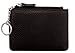 ZHOMA RFID Blocking Genuine Leather Wallet - Credit Card Holder with Key Ring and ID Window - Coffee