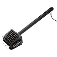 Cuisinart CCB-4125 4-in-1 Grill Cleaning Brush with Stainless Steel Wire Bristles - Scour Pad - Grill Scraper - 13" Handle Length