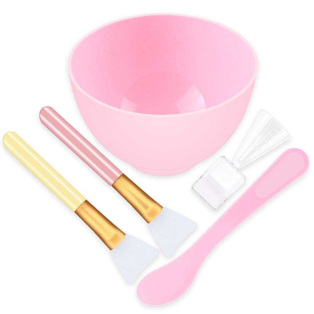 Face Mask Mixing Bowl Set with Silicone Facemask Brush