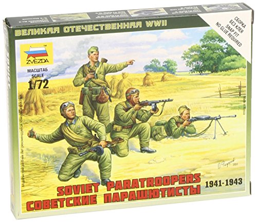 Zvezda Models 1/72 Soviet Paratroops