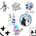 YourPartyFavors - Dj Mars Laptop 20 Stickers - Gaming Stickers for car Motorcycle Bicycle Luggage Decal Graffiti Game Party Favor for Kids Gamers and Adult