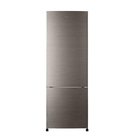 Haier 345 L 3 Star Frost Free Double Door Refrigerator(HRB-3654BS-R-1, Silver Brush Line, Bottom Freezer)