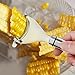 Orblue Corn Cobber, Stainless Steel Corn Peeler and Kernel Cutter