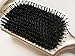 Boar Bristle Flat Hair Brush with Detangle Nylon Pins for Frizzy-Free, Smooth, Shiny Hair – Best Paddle Brush for Blow-drying, Detangling, Straightening All Hair Types, Women or Men