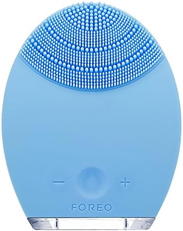FOREO LUNA Face Exfoliator Brush and Silicone Cleansing Device for Combination Skin, with 2 Year Warranty & 10 Year Quality Guarantee