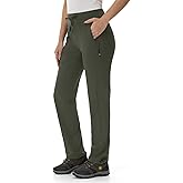 BGOWATU Women's Hiking Pants Lightweight Quick Dry Casual Joggers with Zipper Pockets Athletic Water Resistant Outdoor
