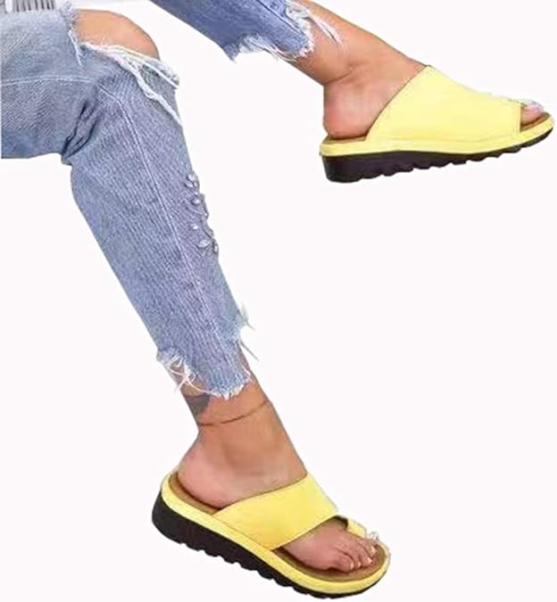 Amazon.com: Miaoss Summer Women Beach Travel Shoes Summer Platform Sandals Big Toe Bone 