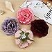 Love Sweety Women Girls Flower Hair Clips hairpins Flower Brooch (Dark Red)