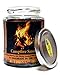 Scented Jar Candle - Highly Scented - Made with Plant Based Wax - Handmade in The USA - Candeo Candle (Campfire Classic, Large Jar)