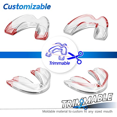 LORIOUS Mouthguard One Size Fits All Premium Set of 6 BPA Free