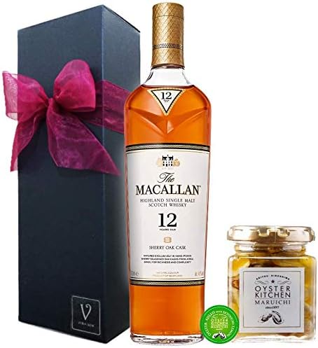 Amazon お祝い 誕生日 プレゼント ウイスキー 牡蠣 ギフト 牡蠣 アヒージョ シングルモルトウイスキー ザ マッカラン 12年 正規品 広島県産 牡蠣 瓶 Veraison 発泡酒 通販