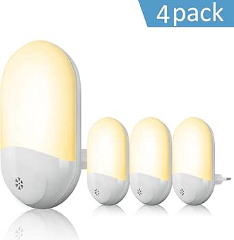 Luz Nocturna Infantil LED,Lámpara Nocturna con Sensor Activo Luz