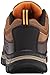 Skechers for Work Men's Dunmor 77070 Work Shoe,Brown Suede/Orange Trim,10 M US