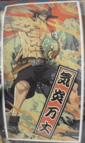 Amazon ワンピース 和柄マイクロタオルケット エース 気炎万丈 アニメ 萌えグッズ 通販