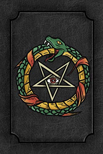 OUROBOROS: 6x9 Satanic Notebook, Sketchbook, Sketchpad, Dotgrid, 120 Pages