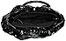MG Collection Sequin Patent Evening Purse, Black