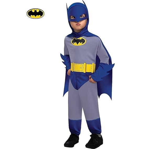 Rubies Costume Co 885794R Toddler Blue and Gray Batman Costume Amazon