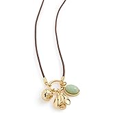 Madewell Women's Leather Bee Charm Clip Necklace