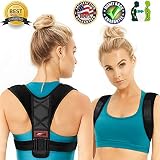 Posture Corrector for Women Men Relieves Upper Back & Shoulders Pain Back Posture Brace for Men Women Orthopedic Adjustable Brace Posture Belt Back Strap Bad Posture (Posture Corrector, 26" - 46")